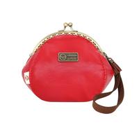 KADSXIYA Petit portefeuille tendance en polyuréthane pour femme, Rouge