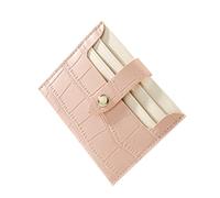 KADSXIYA Porte-cartes fin en cuir synthétique pour femme, rose