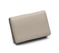 KADSXIYA Portefeuille court en cuir pour homme Porte-monnaie Vintage Porte-cartes Portefeuilles à deux volets, gris