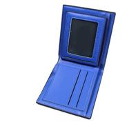 KADSXIYA Portefeuille de poche porte-cartes bancaire étui de carte de crédit multi fente homme sac à main porte-cartes, bleu