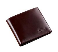 KADSXIYA Portefeuille élégant pour homme en polyuréthane avec blocage pour cartes et pièces de monnaie, cadeau d'affaires, café