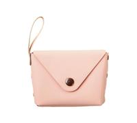 KADSXIYA Sac à monnaie en cuir PU - Mini porte-monnaie - Petit sac de rangement - Cadeau, rose clair