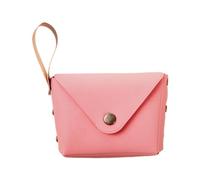 KADSXIYA Sac à monnaie en cuir PU - Mini porte-monnaie - Petit sac de rangement - Cadeau, rose vif