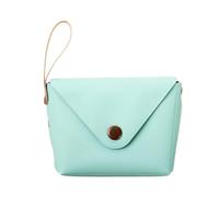 KADSXIYA Sac à monnaie en cuir PU - Mini porte-monnaie - Petit sac de rangement - Cadeau, vert clair