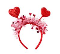 KADSXIYA Serre-tête antidérapant en forme de cœur pour fille, Saint-Valentin, fête