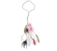 KADSXIYA Serre-tête avec perles et plumes pour femme Style bohème