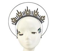 KADSXIYA Serre-tête de déesse à pointes avec couronne Mary HaloCrown Lolita