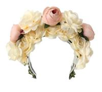 KADSXIYA Serre-tête de mariée avec couronne florale, bandeau de plage