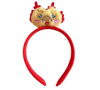 KADSXIYA Serre-tête dragon en peluche délicate pour filles prenant une photo de queue de cheval pince à cheveux antidérapante