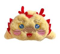 KADSXIYA Serre-tête dragon en peluche délicate pour filles prenant une photo de queue de cheval pince à cheveux antidérapante