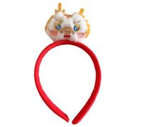 KADSXIYA Serre-tête dragon en peluche délicate pour filles prenant une photo de queue de cheval pince à cheveux antidérapante