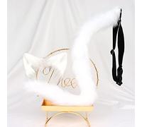 KADSXIYA Serre-tête en peluche fait à la main avec oreilles de chat, pour filles et femmes, fête pour queue de chat, cosplay