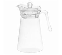 Kadum Carafe à eau incassable | Carafe à eau 1,6 l incassable | Carafe en verre avec couvercle | Récipient de camping, terrasse, extérieur, jardin, bar | Polycarbonate sans BPA
