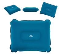 KADVA Aeron Coussin de voyage gonflable ultra léger pour l'extérieur, le trekking et les voyages, design ergonomique, compact et rapide à gonfler, polyester durable