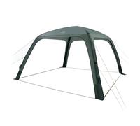 KADVA Auvent AIRcamp Base Résistance à l'eau 1000 mm Coutures Étanches Construction en Tunnel 3 Arcs Gonflables Dimensions 350x350x210 cm Pompe Incluse Crochet UPF 50+ Couleur Vert