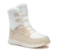 KADVA Bottes de Neige Dame SUMMIT Mid Couleur Blanc Taille 37 EU Chaussures d'Hiver Imperméables et Respirantes pour Femme Semelle antidérapante en TPR et Protection Renforcée