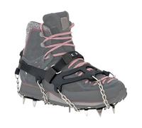 KADVA Cerro Crampons antidérapants pour Chaussures avec 13 Pointes en Acier Inoxydable et Silicone Flexible avec Sac de Transport Inclus pour la randonnée d'hiver et la Neige (L)
