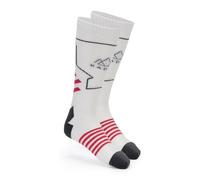 KADVA Chaussettes de ski SKIO femmeTaille 35/37 en blanc en laine mérinos Chaussettes chaudes et respirantes pour l'hiver Haute construction Protège contre l'écorchure dans les chaussures de ski