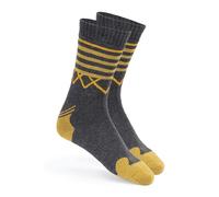KADVA Chaussettes de Trekking Homme CORYO Taille 39/41 Couleur Grise Chaussettes Chaudes et Respirantes pour Randonnée Modèle Haut Protègent Contre les Abrasions des Pieds et des Mollets