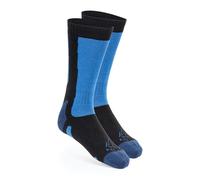KADVA Chaussettes de Trekking Homme Taille 42/44 Couleur Gris en Laine Mérinos Chaussettes Chaudes et Respirantes pour Randonnée Modèle Haut Protègent Contre les Abrasions des Pieds et des Mollets