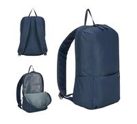 KADVA CityQuest Sac à dos 9 l | Sangles réglables | Format compact | Fermeture éclair bidirectionnelle | Poche avant | Poignée de transport | Design minimaliste | 100% polyester