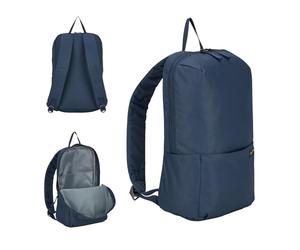 KADVA CityQuest Sac à dos 9 l | Sangles réglables | Format compact | Fermeture éclair bidirectionnelle | Poche avant | Poignée de transport | Design minimaliste | 100% polyester