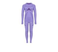 KADVA Ensemble sous-Vêtements Thermiques Enfant - AlpineStep Thermo Light Plus Base Layer Violet avec Haut Manches Longues sans Coutures Et Leggings pour Le Froid - Taille 140-152