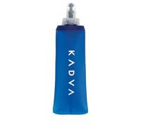 KADVA - Flasque Souple d’Hydratation Flowbie 250 ml en TPU Bleu avec Embout à Mordre, Compatible Gilet pour Course, Randonnée et Vélo