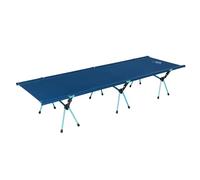 KADVA Lit de Camping Pliant LITO Bleu 190 x 65 x 38 cm - Tente Ultra légère - 2,7 kg - Hauteur de Jambe réglable en Aluminium - Confortable et Confortable - Idéal pour Le Camping - en Polyester