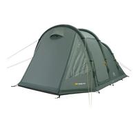 KADVA Tente de Camping AIRcamp 4. pour 4 Personnes Avec Pompe Construction en Tunnel 440 x 180 x 140 cm Résistance à l'Eau 3000 mm Spacieux Auvent sur l'Entrée Grande Surface de Couchage Couleur Verte