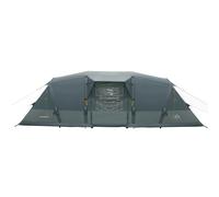 KADVA Tente de Camping AIRcamp 8.44 Passager Construction en Tunnel 640 x 205 x 195 cm Résistance à l'eau 3000 mm Deux Chambres Vestibule Spacieux Transport Facile Poches Pratiques Couleur Vert