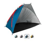 KADVA Tente de Plage Concielo Tente légère, Compacte et Protectrice avec UPF 50 120x210x120 cm en Polyester Durable et Fibre de Verre Idéal pour la Plage Couleur Bleu