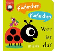 Käferchen! Käferchen! Wer ist da?: Lustiges Pappbilderbuch ab 12 Monaten mit verstecktem Spiegel