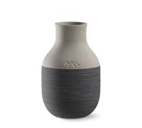 Kähler 690148 Omaggio Vase Circulaire recy abriqué à partir de matériaux restants de Productions précédentes Gris Anthracite Hauteur 12,5 cm