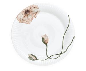 Kähler Assiette Hammershøi Poppy 27cm Blanc