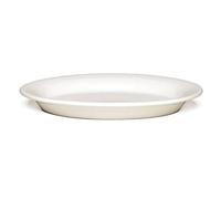 Kähler Assiette ovale 22x16 cm Ursula Mix & Match fait main classique, blanc