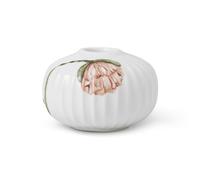 Kähler, Hammershøi Poppy Candle Holder Ø 7,5 cm White W. Deco Porte-Bougies, Multicolore, Unisexe Adulte