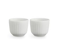 Kähler Coquetiers Ø5 cm 2 pcs. Hammershøi Design légendaire Intemporel, Blanc