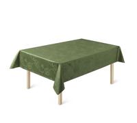 Kähler Design 693715 Hammershøi Poppy Nappe damassée 100% Coton Vert 150 x 370 cm