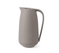 Kähler Design Hammershøi 693109 Pichet Isotherme 1 l en Plastique et Verre Gris Chaud 1 l Hauteur 23,5 cm Ø 12,5 cm