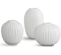 Kähler Design - Hammershøi Vase - Blanc, 3 pcs - Pack