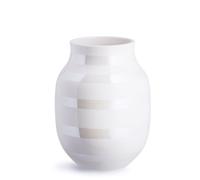 Kähler Design Vase en céramique Omaggio - H 20 cm - nacre