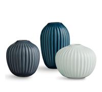 Kähler Hammershøi Design vases miniatures verts 3 pièces