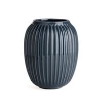 Kähler Vase Hammershøi moyen gris anthracite