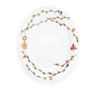 Kähler Plat oval Hammershøi Christmas 22.5x28.5 cm