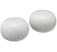 Kähler salière et poivrière set H5 cm Hammershøi artisanat danois, blanc