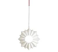 Kähler Photophore à suspendre Stella blanc H 13,5cm / Ø 13,5cm