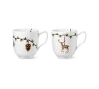 Set de 2 tasses de Noël Hammershøi Christmas 2020/2021 33cl HxØ 10x12.5cm