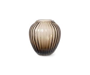 Kähler Vase H14 cm Hammershøi en verre soufflé design danois, rose