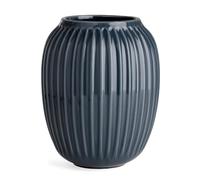 Kähler Vase H21 cm Hammershøi Design Danois pour Fleurs Fait Main, Gris